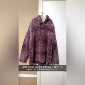 sherpa type pull over